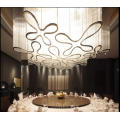 Decorative Flower Iron and Glass Chandelier Project Lighting (KAM1201)